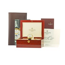 PATEK PHILIPPE 18K Yellow Gold 36mm Perpetual Calendar 3970 Box Warranty 3970 J 8