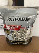 RUST-OLEUM METALLIC GOLD BLEND COLOR CHIPS-Brand New 1 Pound Bags