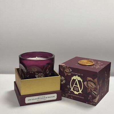 Anthropologie Apothecary 18 Floral Spiced Pomander & Balsam Box Kerze