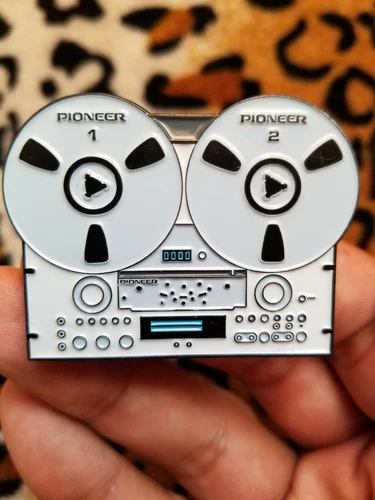 Pioneer RT-909 Vintage Reel R2R Enamel 2 Inch Pin