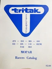 VRHTF VTG "ORIGINAL 60-70'S MOPAR TRITAK PERFORMANCE CLIFTON NJ" RACER CATALOG