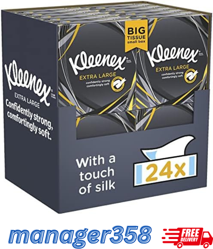 (Pack of 24) 100% Recyclable 44 count - Extra Large Facial Tissues - Free Ship - Picture 6 of 6