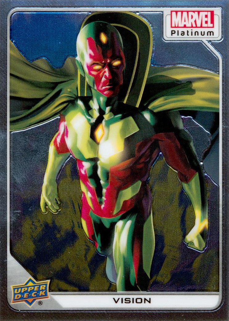 2023 Upper Deck Marvel Platinum #16 Vision - NM-MT