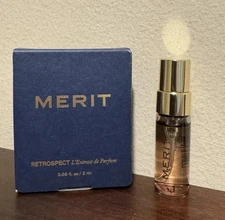 Merit Retrospect L'Extrait de Parfum Mini Travel Sample Spray 0.06 oz / 2 ml New