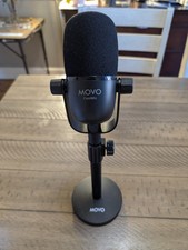 Movo CastMic Dynamic XLR Podcast Microphone Cardioid Podcast Mic for Creators