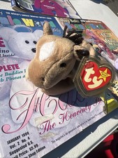Ty Beanie Baby Goatee Goat Beanbag Plush Original Tag 1999 PE 4235 Gen 4 or 5