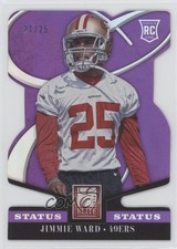 2014 Panini Elite Rookie Status Die-Cut 21/25 Jimmie Ward #149 9u7