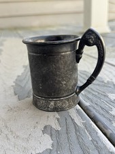 Antique 1880 Reed & Barton Cup Silverplate 1044 Lion’s Mane