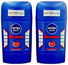 NIVEA Men Derma Dry Impact Stick Deodorant 72h Sweat  Odor Protection 50 ml  2
