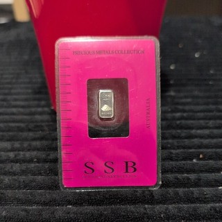 1g SILVER BAR BULLION SSB CERTIFICATE RARE