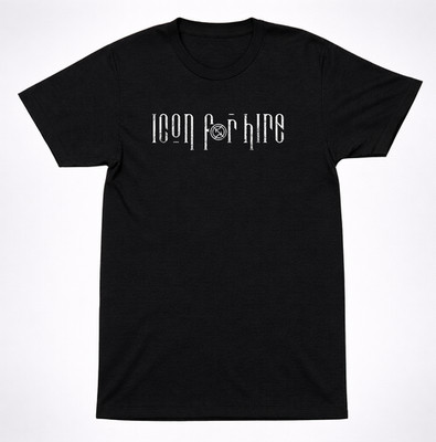 Icon For Hire Logo T-Shirt   Modern Alternative Rock Band Tee