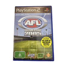 AFL Premiership 2005 (PS2) Complete in Box PAL – Bonus DVD Included