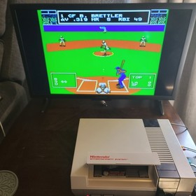 Roger Clemens' MVP Baseball Nintendo NES Cleaned Tested & Working Cartridge Only