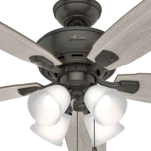 Hunter Fans - Amberlin 52 Inch Ceiling Fan with LED Light Kit and Pull - Picture 4 of 4