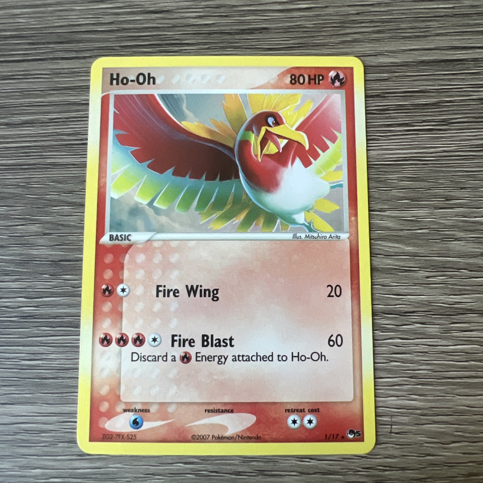 Ho-oh 1/17 Pokemon Pop Series 5 Holo Rare TCG HP