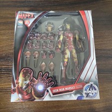 Iron Man Mark 43 MAFEX Marvel Action Figure Opened Box No Damage