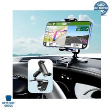 Universal Dashboard Phone Mount - 360  Rotating Holder for All Smartphone Sizes