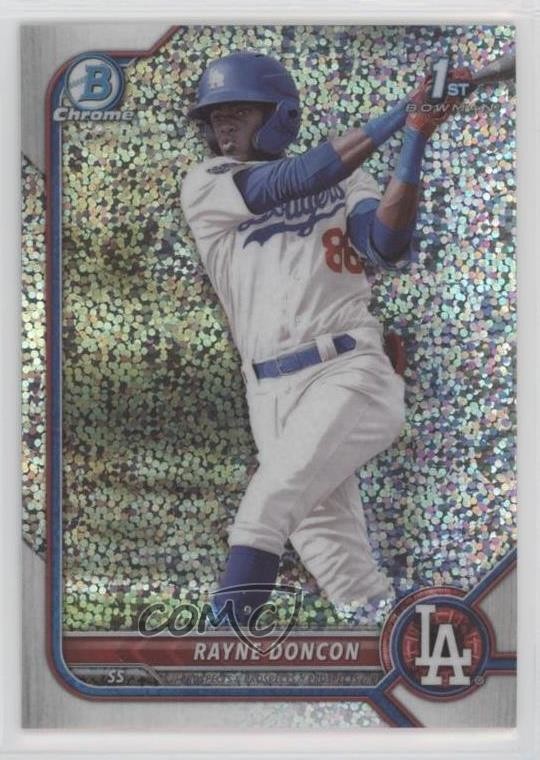 2022 Bowman Chrome Prospects Speckle Refractor 44/299 Rayne Doncon #BCP-202 1u6