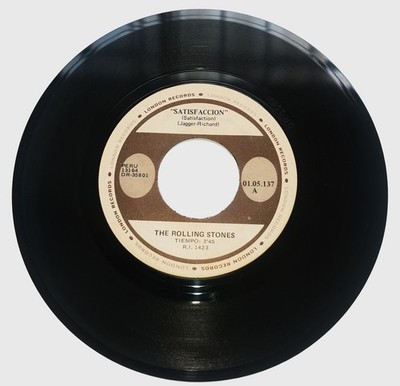 ROLLING STONES 7'' Satisfaccion / Promocion A Un Hombre PERU 1965 Satisfaction
