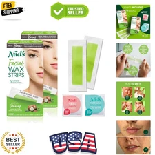 Facial Wax Strips, Fragrance free, 48 Count Pack of 2