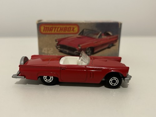 Vintage Matchbox Superfast No. 42 T-Bird with Original Box - Picture 3 of 12