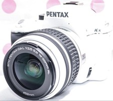 Pentax K x White Single lens reflex camera Rare item shipping Ready to use