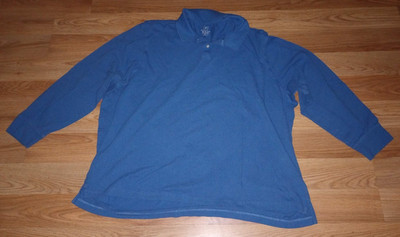 mens George long sleeved pullover size 3x blue