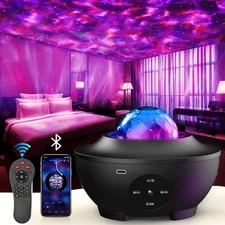 Star Projector,3 in 1 Galaxy Projector Night Light with Remote Control,15 Whi...
