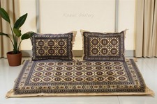 3 Tlg. Matratze Kissen orient Sitzecke Bodenkissen Sitzgruppe Toshak beig23 توشک