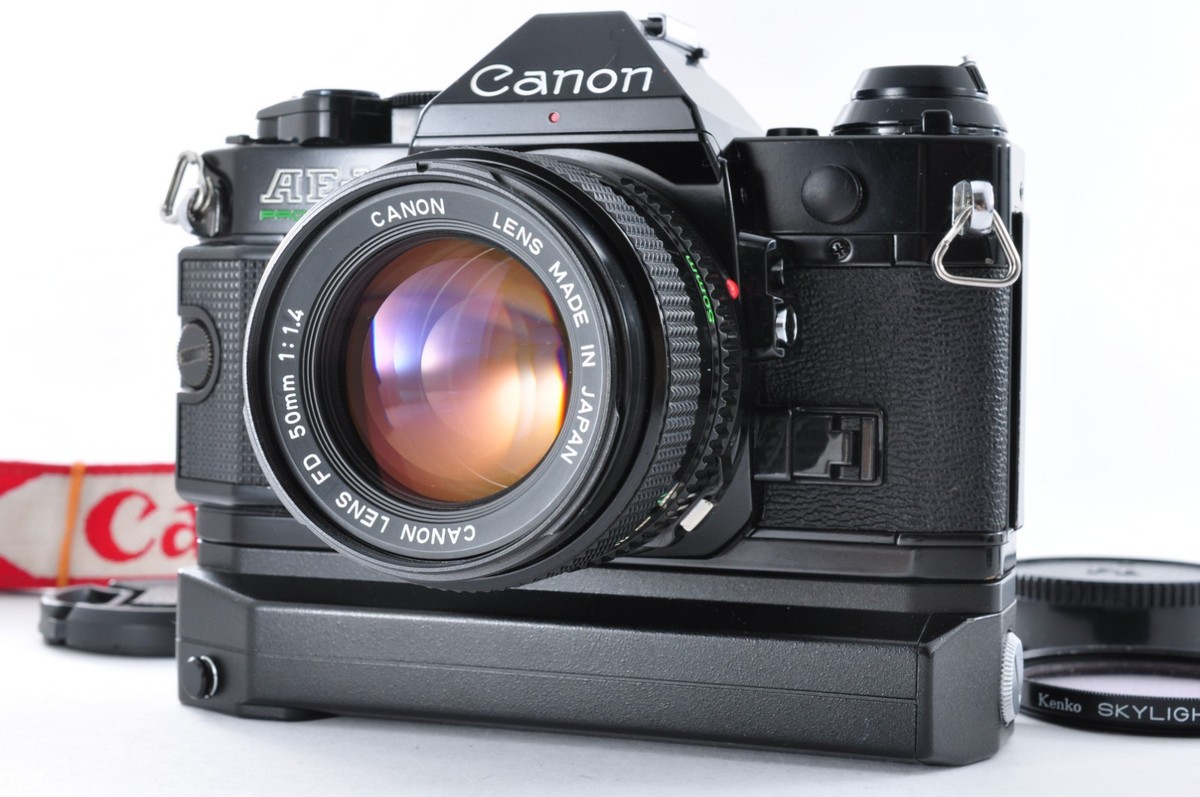 Near MINT] Canon AE-1 Program Film Camera New FD 50mm f/1.4
