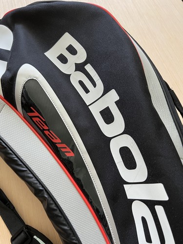 Babolat Team Multi Tennis Racquet Backpack Bag Black Red 30" W/ Accessories - Picture 5 of 24