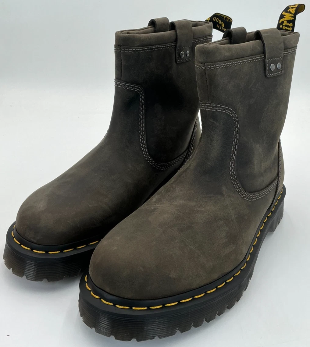 •Dr Marten men’s size 14 Overstone charcoal gray chukka boots Nubuck leather Dr. Martens | Shoes | Doc Dr Martens Overstone Boots Gray  main image 3