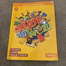 Sainsbury's LEGO Create the World Official Collectors Album 2017: Complete