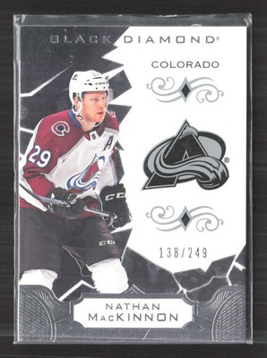 2018 Upper Deck Black Diamond Nathan MacKinnon #BDB-NM 138/249
