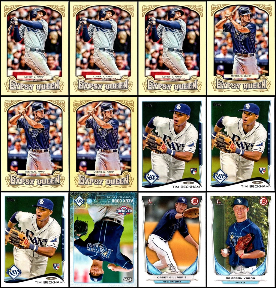 2014 Tampa Bay Rays (75) Card Lot - RARE TREASURE - Image 4 of 4