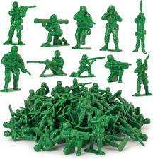 Green Army Men Toy Soldiers 36 Pack Plastic Action Figures for Play and Display