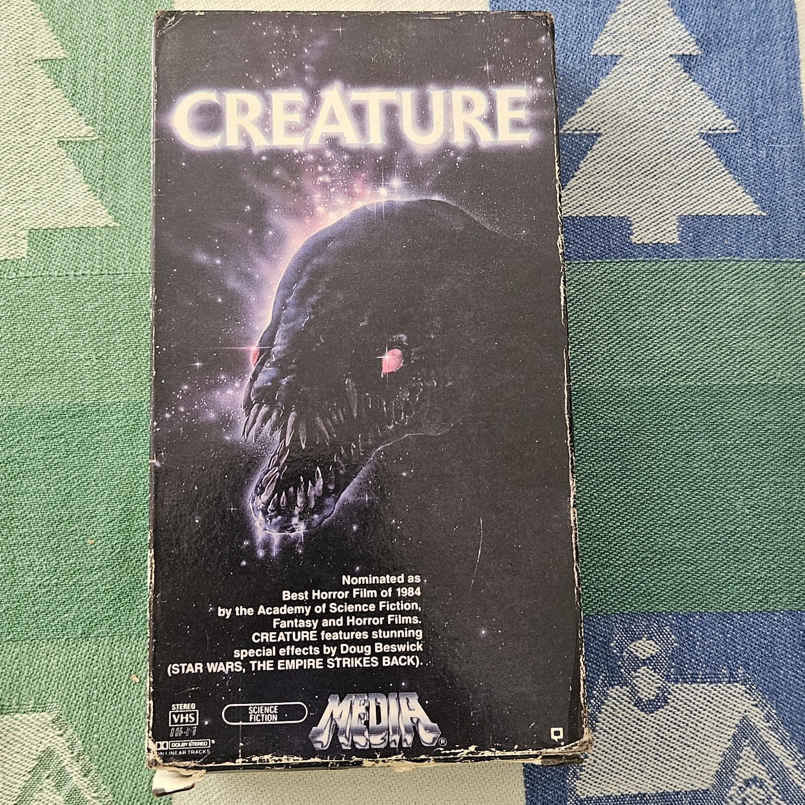 Creature (VHS, 1985) Klaus Kinski, Sci-Fi Horror, Media, Video Treasures