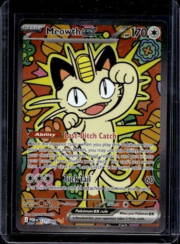 2026 Pokemon Perfect Order Meowth ex Special Illustration Rare #121/088