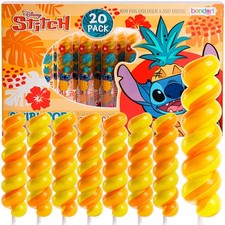 Stitch Swirl Lollipops 20pk- Lilo And Candy For PACK OF 20