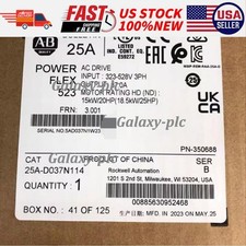 25A D037N114 Allen-Bradley 25A-D037N114 Ser B PowerFlex 523 AC Drives 20HP 15kW