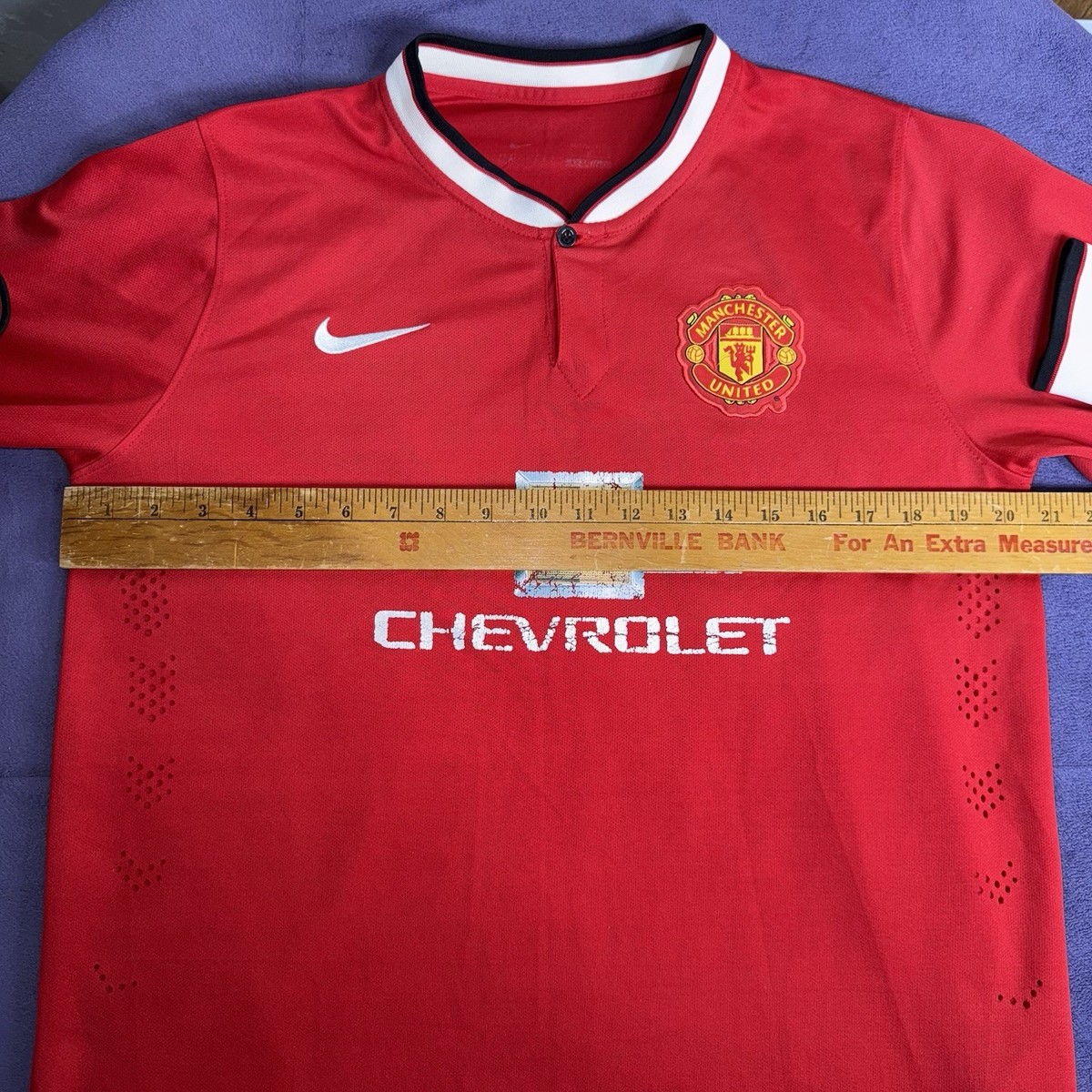 Manchester United 2014-15 Home Long Sleeve Soccer Jersey Nike