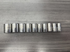 Armstrong 12 Inch Drive Metric 12pt Socket Set Usa Gmtk - 10 Total Sockets Armstrong 12 Inch Drive Metric 12pt Socket Set Usa Gmtk - 10 Total Sockets