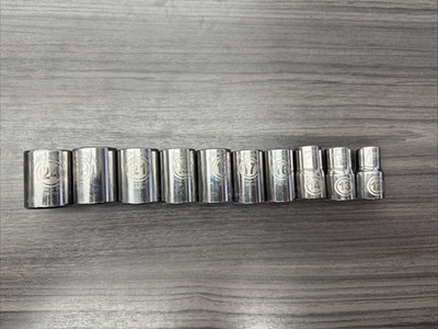 Armstrong 1/2 Inch Drive Metric 12pt Socket Set USA GMTK - 10 Total Sockets