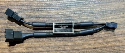 Noctua NA-SYC1, 4-Pin Y-Kabel (Schwarz) 