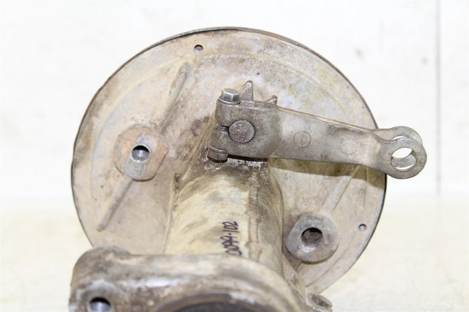 1989 Yamaha Breeze 125 Rear Axle Carrier Brake Drum Hub Assembly - Image 3 of 4