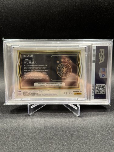 23/24 Select FIFA Jamal Musiala /25 Tie-Dye 2 Color Patch#Germany/Bayern PSA 10 - Bild 2 von 2