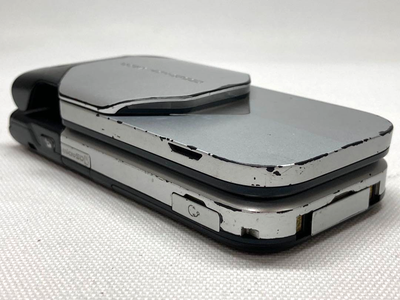 docomo HIGH-SPEED F903iX silver FOMA Japanese Flip Phone Keitai