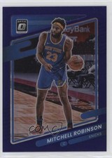 2021-22 Panini Donruss Optic Purple Prizm Mitchell Robinson #64 0q3