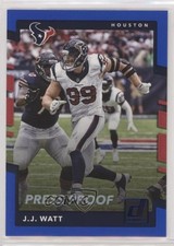 2017 Panini Donruss Press Proof Blue JJ Watt #1 6h5
