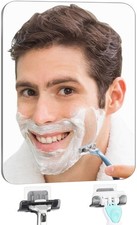 Shower Mirror Fogless Shaving with Razor Holder for Shower, Anti Fog Shower M...